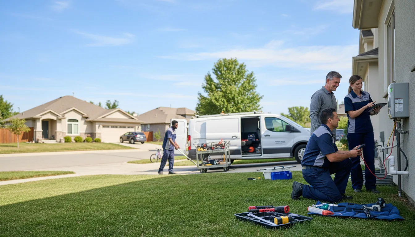 Tankless water heater service in Texhoma, TX